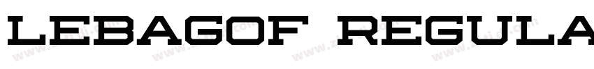 Lebagof Regular字体转换 Lebagof Regular字体转换
